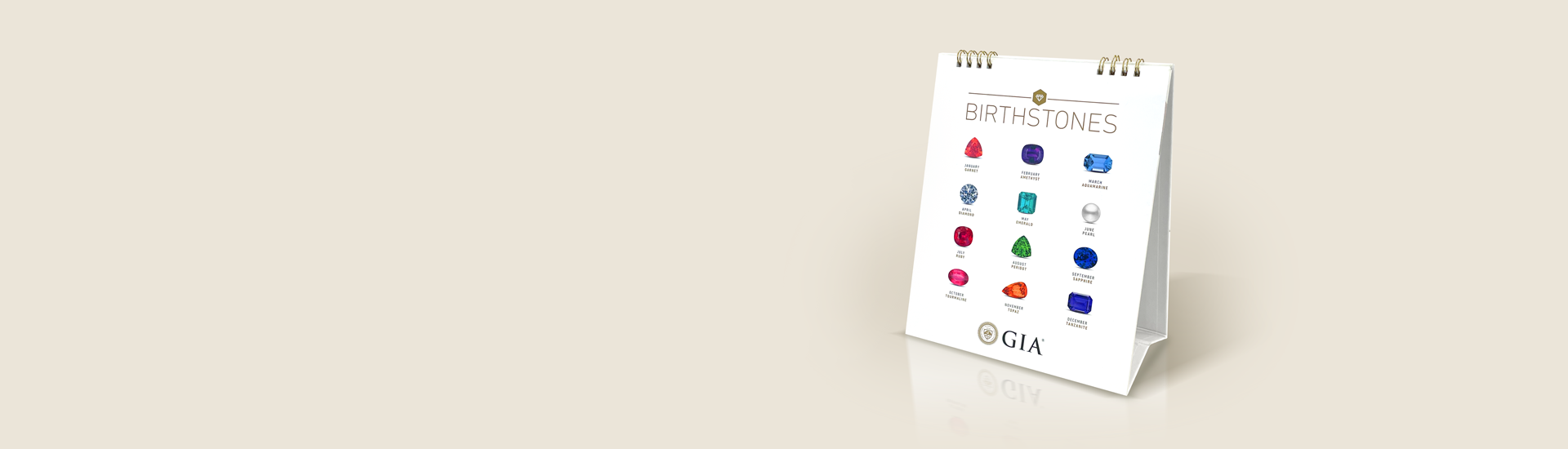 GIA 2026 RSP Birthstone Flipchart promotion
