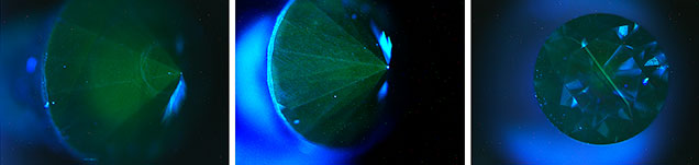 Irradiated Green-Blue CVD Synthetic Diamonds | Gems & Gemology