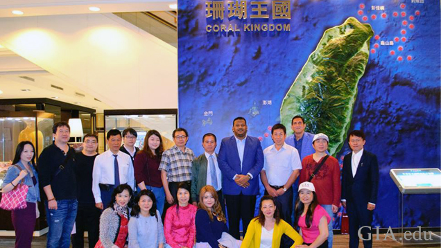 The Taiwan chapter enjoyed an educational field trip to Coral Kingdom. Courtesy: Taiwan chapter