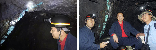 Massive blue turquoise from the mine in Hubei Province Massive blue turquoise from the mine in Hubei Province