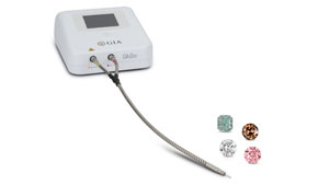 The GIA iD100® gem testing device can now screen pink diamonds with the purchase of the GIA iD100 Pink Diamond Software Upgrade. The free software update can now screen blue-to-green and brown diamonds. The GIA iD100® gem testing device can now screen pink diamonds with the purchase of the GIA iD100 Pink Diamond Software Upgrade. The free software update can now screen blue-to-green and brown diamonds.