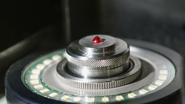 Ruby in measurement instrument Ruby in measurement instrument