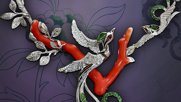 Lao Feng Xiang Jewelry: “Harmonic Couple: Luan and Phoenix” Lao Feng Xiang Jewelry: “Harmonic Couple: Luan and Phoenix”