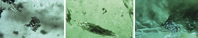 Emerald crystal associated with black tourmaline, quartz, mica, and pyrite Emerald crystal associated with black tourmaline, quartz, mica, and pyrite