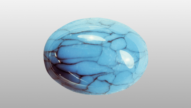 Gilson Imitation Turquois and Lapis Lazuli
