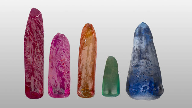 Flame fusion synthetic corundum
