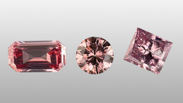 Surface coated diamonds