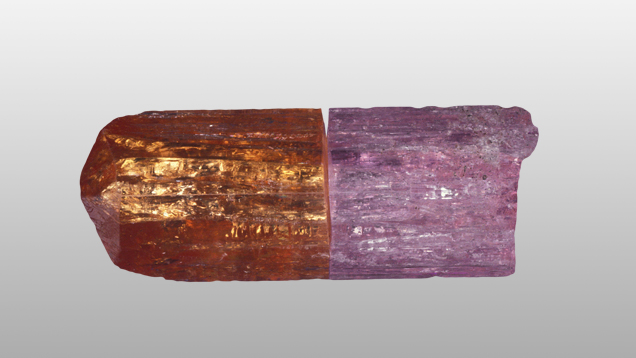 Heat treated topaz