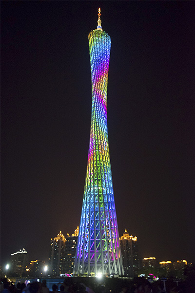 Tower in Guangzhou, China Tower in Guangzhou, China