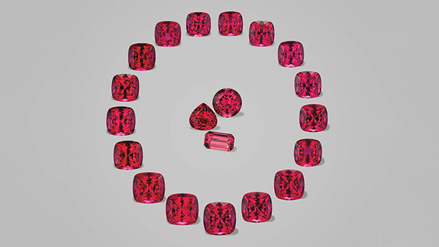 Nigerian rubellite tourmaline gemstones Nigerian rubellite tourmaline gemstones