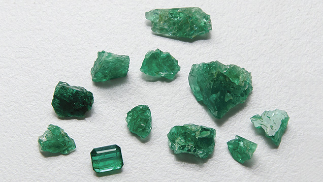 Emeralds from Musakashi, Zambia Emeralds from Musakashi, Zambia