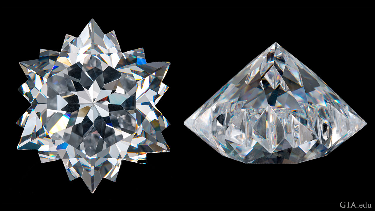 Star-shaped Cubic Zirconia Star-shaped Cubic Zirconia